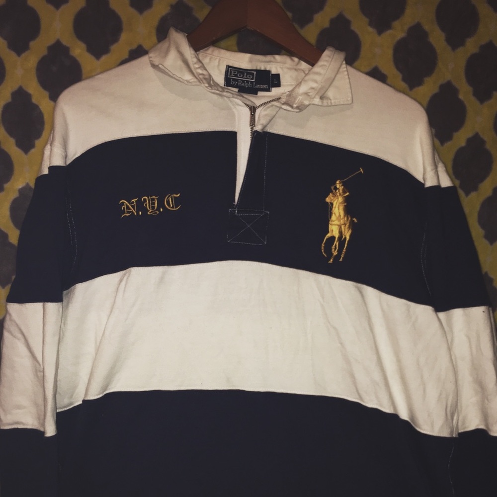 Men’s Large Polo Long Sleeve